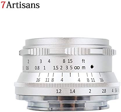 7ארטיזנים 35 מ מ 1.2 פ. ס. עדשת פוקוס ידנית צמצם גדול מתאים למצלמות קומפקטיות ללא מראה מצלמה קנון מ1 מ '2 מ' 3 מ
