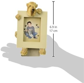 מסגרת תמונה של טרייר מחזיקה מחזיקה את הצילום המועדף על 2.5 על 3.5 אינץ