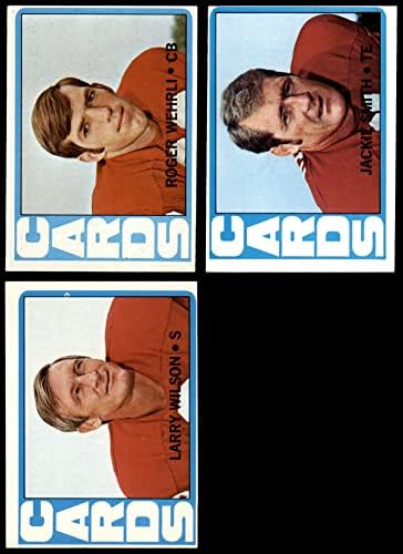1972 Topps St. Louis Cardinals קבוצת הכדורגל Set St. Louis Cardinals-Fb VG+ Cardinals-FB