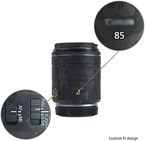 Kiorafoto אנטי-סקרט אנטי-לובש עדשת העדשה העור סרט מגן על סרט Canon RF 85 ממ F2 מאקרו הוא STM על EOS R5 R6 R RP עדשות ועדשות