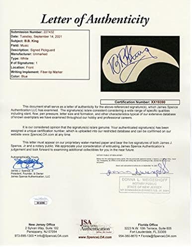 BB King חתמה על חתימה C.F. גיטרה אקוסטית של מרטין - מלך הבלוז עם ג'יימס ספנס מלא מכתב האותנטיות - רכיבה עם