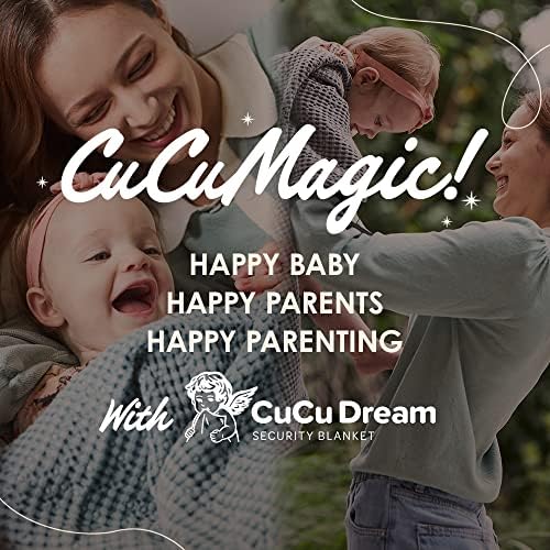 קרם Cucudream, שמיכת תינוק אורגנית, שמיכת תינוקת כותנה מודאלית, שמיכת טיולון לתינוקות, שמיכה קטנה לילדים, שמיכה קטנה משוקללת,