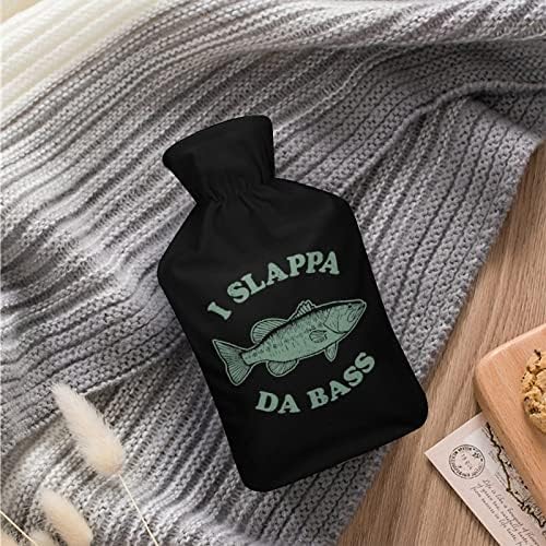 אני שקית מים חמים של Slappa da Bass עם כיסוי 1L הזרקת גומי בקבוקי מים חמים להגנה קרה ביד חמה