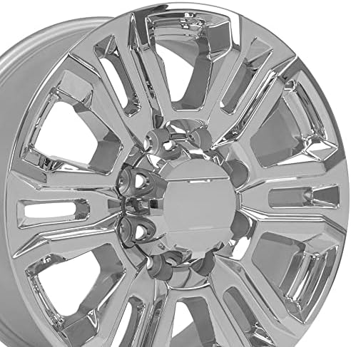 OE Wheels LLC 20 אינץ 'התאמות 20 אינץ' 8x165.1 GM משאיות CV70A גלגל כרום הולנדר 5957