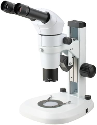 מיקרוסקופ זום סטריאו משקפת 3060 ג, עיניות פי 10, הגדלה פי 8-80, מטרת זום פי 0.8-8, מטרת עזר לתוכנית פי 1,