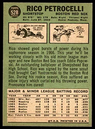 1967 Topps 528 Rico Petrocelli Boston Red Sox Ex Red Sox