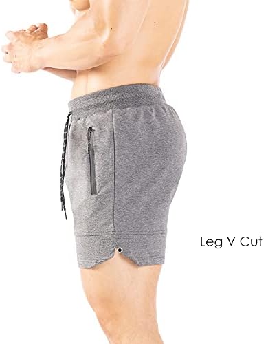 מכנסי חדר כושר לגברים גרלובליים בגודל 5 מכנסיים קצרים באימון כושר המותאמים לריצות פיתוח גוף אתלטי לגברים עם כיסי רוכסן