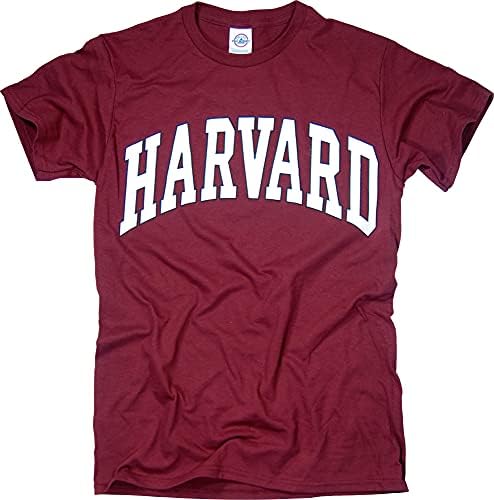 חולצת טריקו באוניברסיטת הרווארד - בלוק מקושת - מורשה רשמית