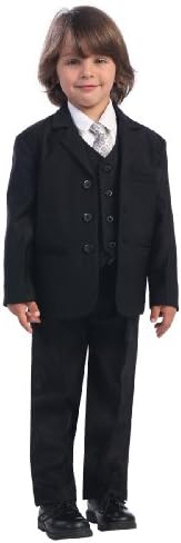 חליפת חאקי 5 חלקים עם חולצה, אפוד ועניבה