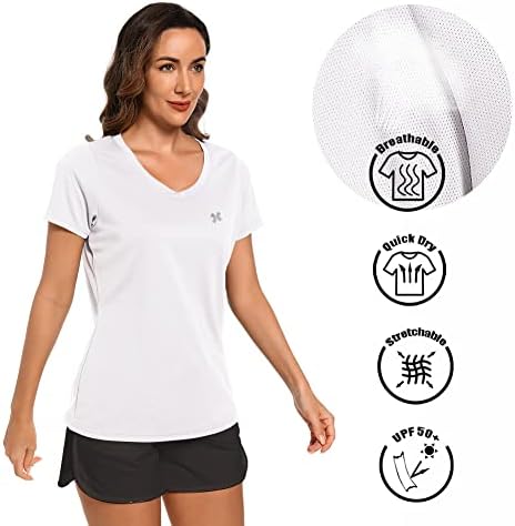 חולצת ריצה אתלטית קיץ לחולצת אישה מהירה של UV יבש חדר כושר