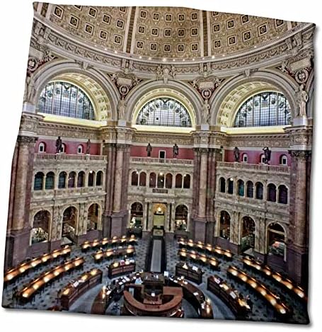3drose boehm נסיעות גרפיות - ספריית הקונגרס בוושינגטון הבירה - מגבות