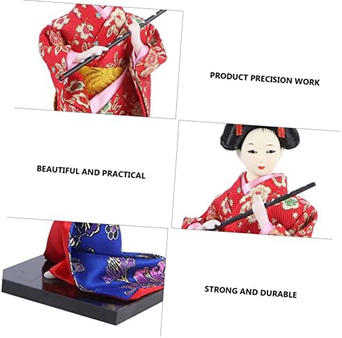 Besportble 1 pc קימונו בובת מתנות יפניות צעצועים לילדות נוער תפאורה יפנית יפנית גיישה מלאכה וינטג 'עיצוב הבית נער