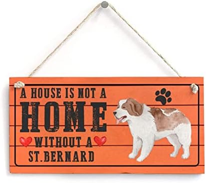 רועה כלב עץ שלט עץ ציטוט הומוריסטי בית הוא לא בית ללא חובב כלבים חותם על חווה בית חווה בית חווה מודרני דלת כניסה ביתית מרפסת