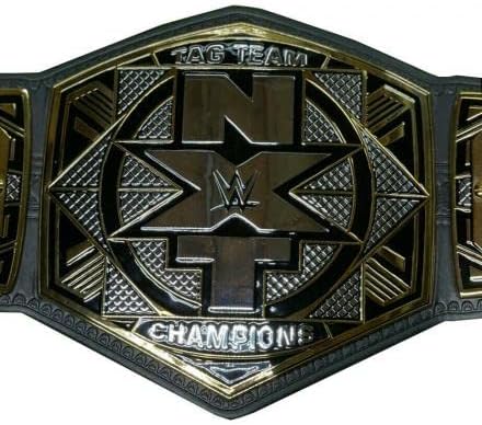מאט רידל חתום על WWE NXT TAG אלוף אלוף העתק חגורת כותרת BROSERWEWEWEWEWS - חתימה על מוצרים שונים של UFC