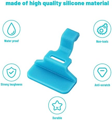 Useamie 18 חבילות סיליקון מילוי תרמילים תואמים לתרמילי מי מלח נודים טיפול באף טיפול באף אביזרים כחולים