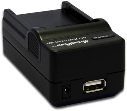 כוח מקסימאלי FC500 יכול LPE12 AC/DC מטען סוללות עבור CANON LP-E12/LPE12 ו- Canon EOS M/EOS-M מצלמה עם יציאת USB, CAR DC