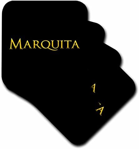 3drose Marquita, שם נשי משותף באמריקה. מתנה צהובה ושחורה עבור. - תחתונים