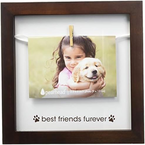 ראש אגס לחיות מחמד הטוב ביותר חברים פורבר אטב תמונה מסגרת, מושלם מזכרת מתנה עבור אוהבי חיות מחמד.8 פאונד