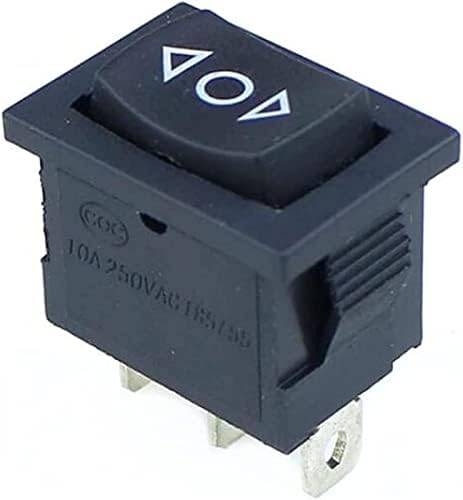 כפתור מתג הפעלה 1pcs KCD1 מיני שחור 3 סיכה/6 סיכה/6 סיכה/כיבוי/על מתג נדנדה AC 6A/250V10A/125V