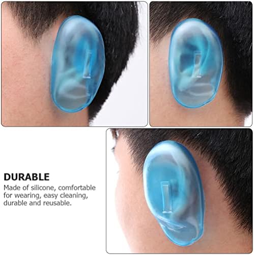 Doitool Blue Hair Dye Blue Hair Dye 24 PCS מכסה אוזניים מכסה אוזניים מכסה אוזניים מכסה אוזן אוזניים מגן על אוזן