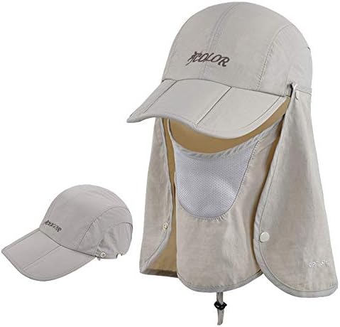 כובע דיג מתקפל של ICOLOR כובע שמש לגברים נשים, UPF50+ הגנת שמש בייסבול כובעי קוקו גולף