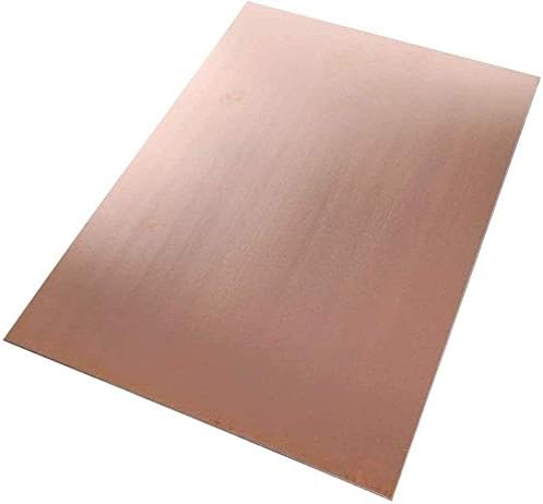 גיליון מתכת מקורי של Copper Copper צלחת כסף 1.2x 200 x 300 ממ חתוך צלחת מתכת נחושת גיליון נחושת