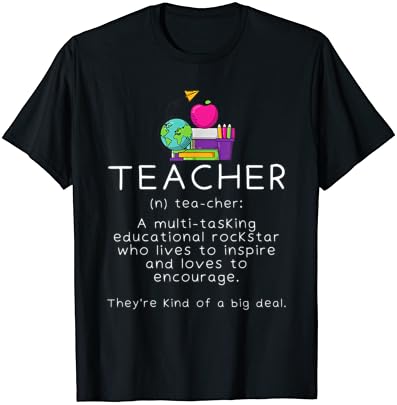 מורה הגדרה-מצחיק הוראה בית ספר מורה חולצה
