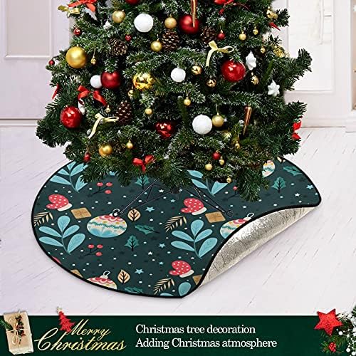 חג שמח 08 מחצלת עץ אטום למים עמדת עץ מגש שטיח מחצלת מתחת לאביזר עץ חג המולד להגנה על הרצפה אספקת בית חג המולד
