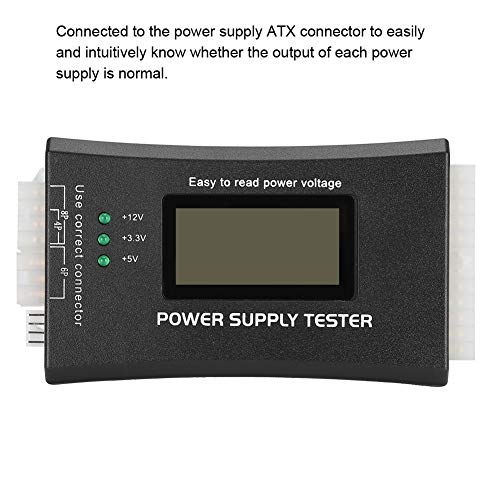 בודק אספקת חשמל ATX, כלי בדיקת מארחי מחשב ותחזוקת תחזוקה עם תצוגת LCD, בודק אספקת חשמל למחשב
