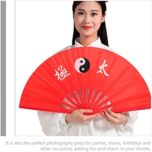 מעריץ כף יד Lioobo מעריץ וינטג 'תפאורה לחתונה סגנון סיני מאוורר מעריץ דקורטיבי מאוורר ריקודים מאוורר נייד מאוור