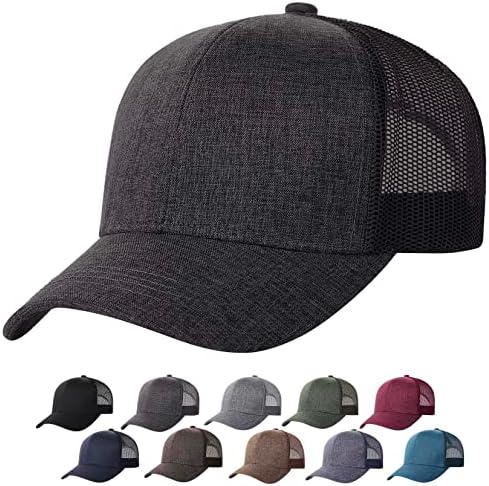כובעי בייסבול מתכוונן ריק רשת חזרה כדור כובעי עבור גברים נשים