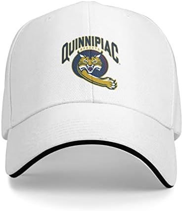 כובע כריך לוגו של אוניברסיטת קוויניפיאק לשני המינים כובע בייסבול קלאסי מתכוונן כובע אבא