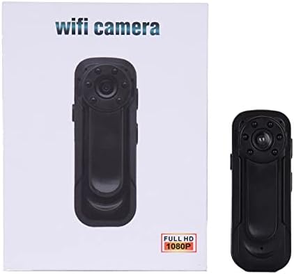 Mini מצלמת גוף מיני לבישה מצלמת ריגול נסתרת עם ראיית לילה, 1080p HD מצלמות גוף אישיות מקליט וידאו לאכיפת