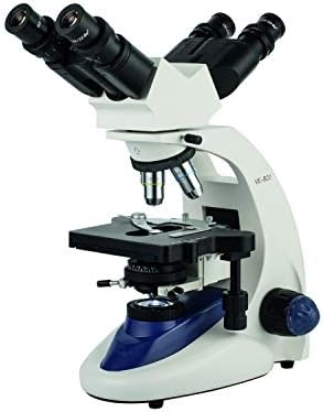 מיקרוסקופ משקפת VE-B20 עם ראש כפול, אופטיקה מתקדמת, תאורת LED וחתיכת אף מרובעת