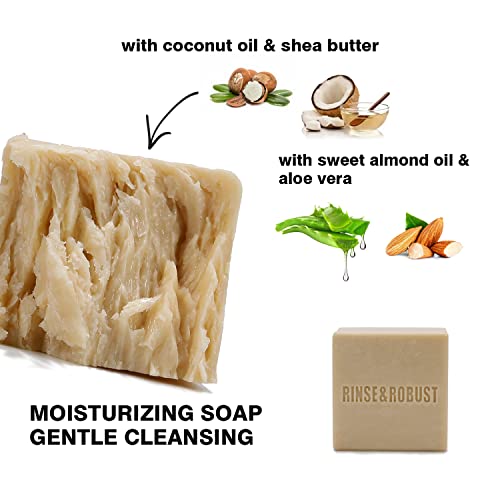 סבון סבון בר -גברים שטיפה וסבון בר טבעי חזק 5.3 גרם בר סבון אמבטיה בעבודת יד סט לחות ופילינג סט סבון סבון מתנה לגברים גוף