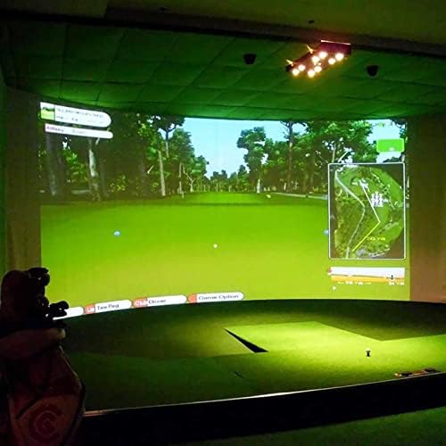 N/A סימולטור גולף סימולטור השפעה על הצגת מסך הקרנת מסך חומר בד לבן מקורה גולף תרגיל גולף יעד גולף
