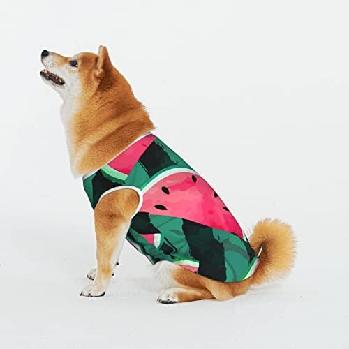 חולצות חיית מחמד כותנה תלבושות גור-מים קיץ-מים-גור כלב כלב פיג'מה כלב רך.