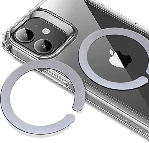 6 יחידות דבק מתכת טבעת מדבקות עבור טלפון מקרה, מגסייף מדבקת מקרה דק ממיר עבור שדרוג אייפון 12 13 14 פרו מקס מיני סדרת