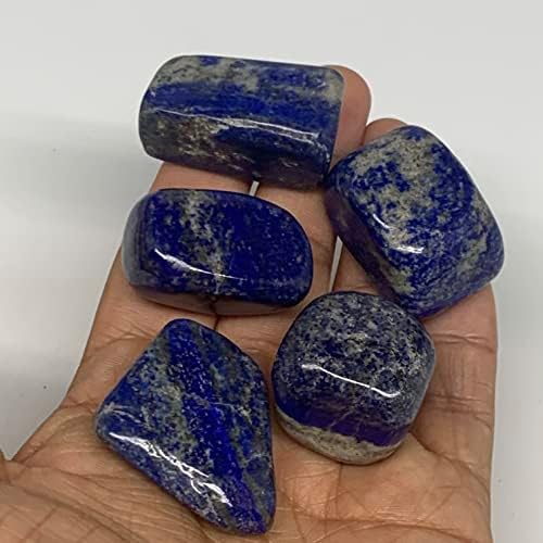 139.3 גרם, 1 -1.4, 5 יחידות, לאפיס לטבעי לאזולי אבן מוטלת מאפגניסטן, B26918