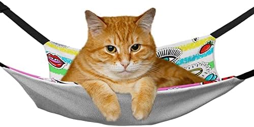 חתול מיטת עין תות שפתיים לחיות מחמד כלוב ערסל לנשימה תליית מיטת עבור חתלתול גור ארנב החולדה 16.9 איקס 13