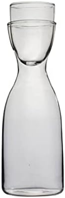זכוכית בקבוקי מים זכוכית בקבוקי מים זכוכית בקבוקי מים 1 סט מים סט שקוף זכוכית לימונדה לשתות כד כד עם כוס זכוכית