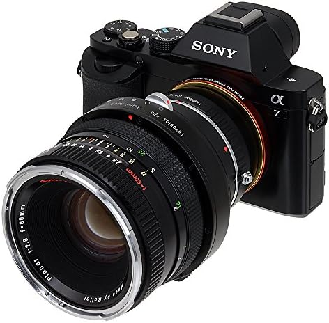 מתאמי הרכבה של עדשות Fotodiox Pro, Rollei 6000 עדשות סדרות אל Sony e-mount מתאם מצלמה ללא מראה