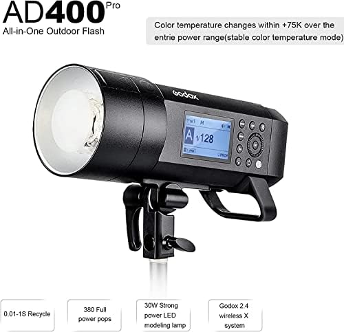 Godox AD400 Pro AD400Pro Flash w/Godox x2t w/Godox 60 * 60 סמ רך קופסא עם רשת GN72 TTL Monolight, 1/8000 HSS מהירות פלאש