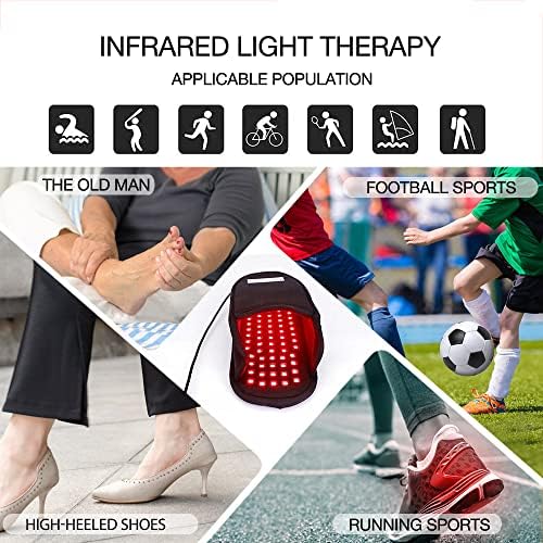 חדש אדום אור טיפול חגורת וטיפול רגל כרית להקלה על כאב