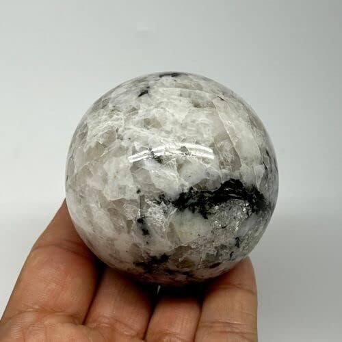 NKB1915053 כדור קריסטל 279.2 גרם, 2.3 , קשת טבעית כדורי אבן חן אבן חן הודו, B21413