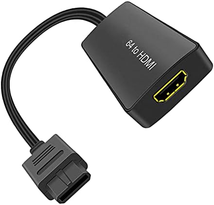 ממיר Esenlong N64 לממיר HDMI, כבל HDMI למתאם N64 עבור N64 התחבר ל- HDMI TV N64 ל- HDMI תואם תואם כבלים תואם NTSC3.58,