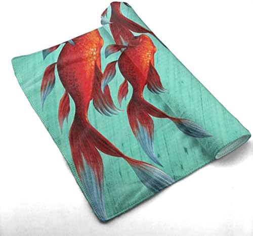 מגבת אקווריום דגים מגבת מיקרופייבר מגבת אורחת קישוטי אמבטיה ביתיים מגבת אצבע עם ספיגה גבוהה