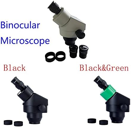 אביזרי מיקרוסקופ שחור לבן ירוק לבן 7x-45x משקפת מיקרוסקופ מיקרוסקופ מיקרוסקופ מעבדה מתכלים