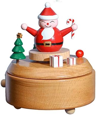 Ylyajy עץ סיבוב קופסת מוזיקה לחג המולד קופסא מוסיקה קופסת צעצועים לילדים קישוטים לבית יום הולדת