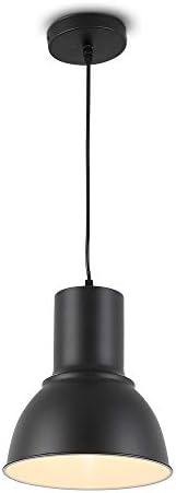 מודרני שחור תליון אור גופי עבור מטבח אי, רטרו סגנון בציר חווה תליית שחור תקרת אורות חדר שינה